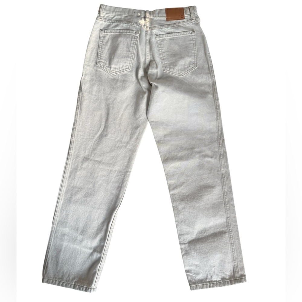 Banana Republic Premium Denim Ranger High-Rise Straight Jeans - Size 27 Ecru - Picture 10 of 10